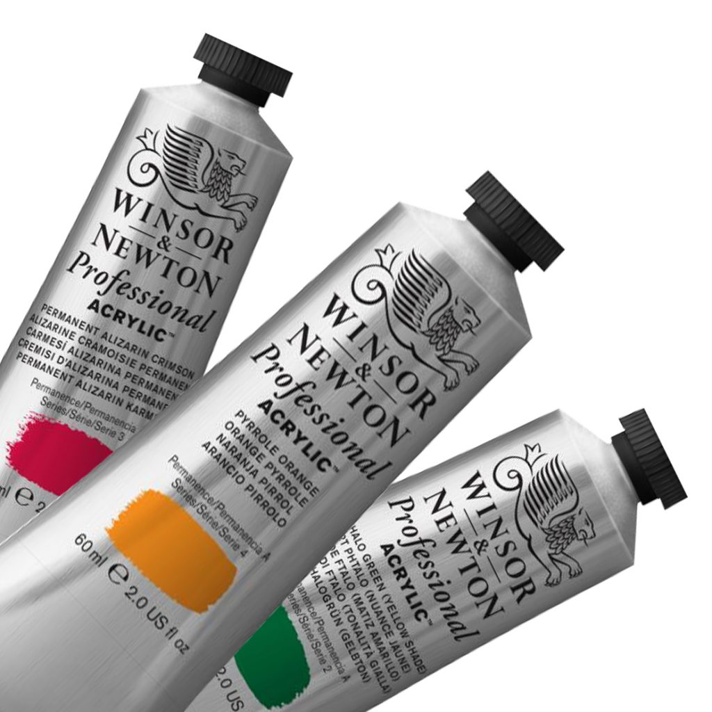 Winsor and Newton Artist Acrylic 60ml 80 colours SISTINA