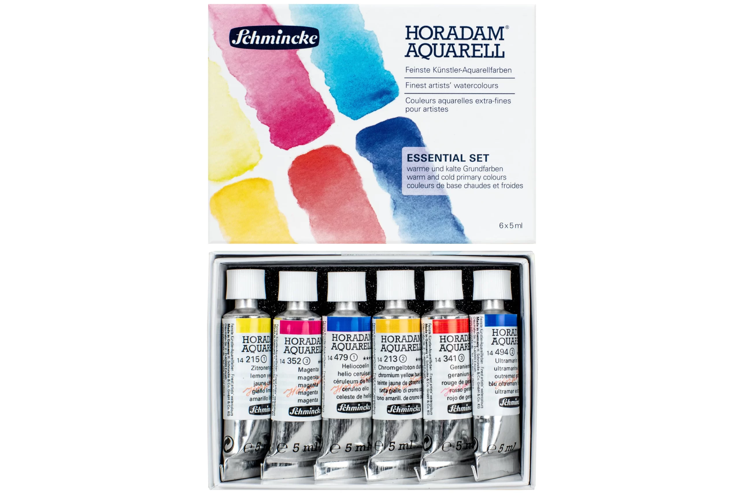 Schmincke Horadam Artist Watercolour Metal Set - 18 x 5ml Tubes